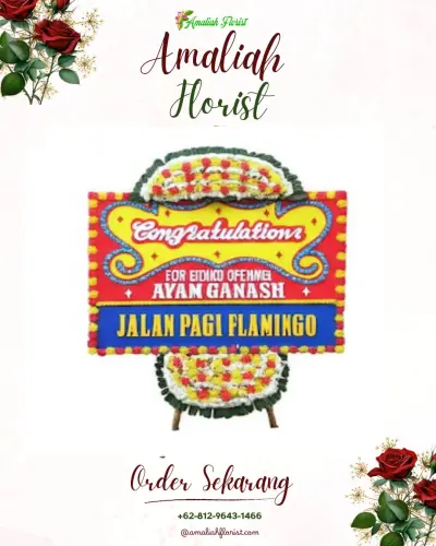 Bunga Papan Congratulation di Gilimanuk